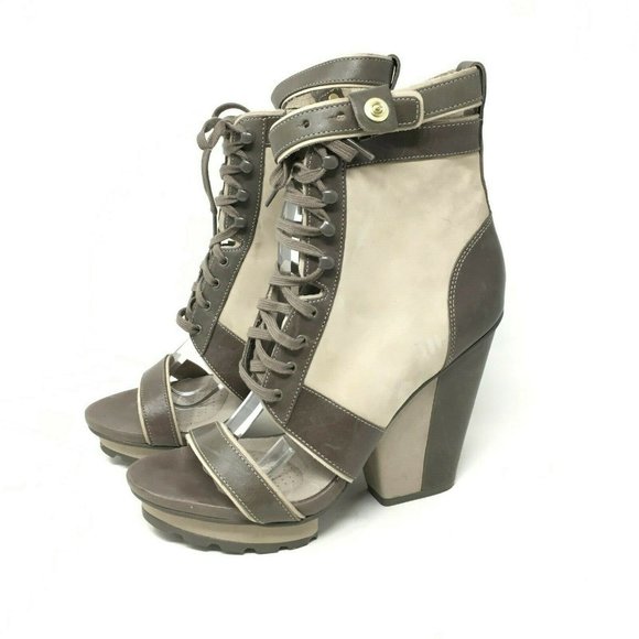 Timo Weiland Shoes - Timo Weiland 4 Tsubo Open Toe Platform Booties 5,5